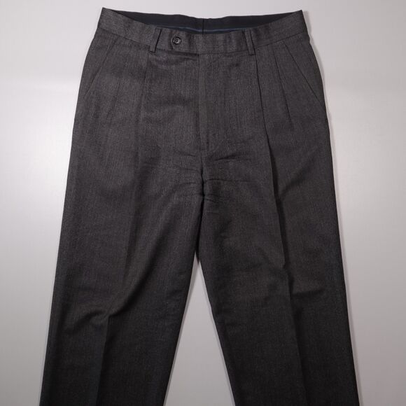 Brooks Brothers Vitale Barberis Canonico Wool Pants Made in Canada Mens 33x27 - Picture 2 of 10